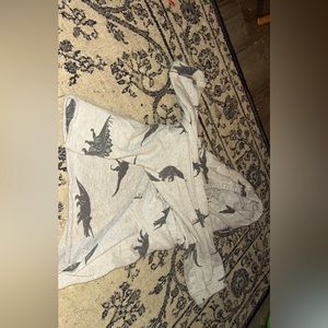 Cutest cropped dinosaur hoodie size LARGE , by LP&LD. This is the grey version💓